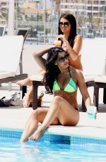 JASMIN WALIA in Bikini at a Pool in Ibiza