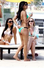 JASMIN WALIA in Bikini at a Pool in Ibiza