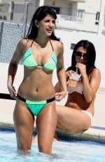 JASMIN WALIA in Bikini at a Pool in Ibiza