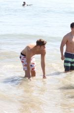 JENNETTE MCCURDY in Bikini with Friends at a Beach in Santa Monica