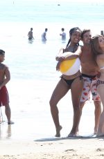 JENNETTE MCCURDY in Bikini with Friends at a Beach in Santa Monica