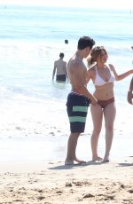 JENNETTE MCCURDY in Bikini with Friends at a Beach in Santa Monica