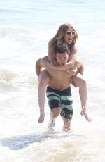 JENNETTE MCCURDY in Bikini with Friends at a Beach in Santa Monica
