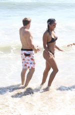 JENNETTE MCCURDY in Bikini with Friends at a Beach in Santa Monica
