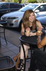 JENNETTE MCCURDY with Friend Out in Los Angeles