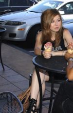 JENNETTE MCCURDY with Friend Out in Los Angeles