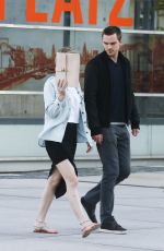 JENNIFER LAWRENCE and Nicholas Hoult Out and About in Cologne