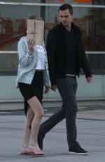 JENNIFER LAWRENCE and Nicholas Hoult Out and About in Cologne