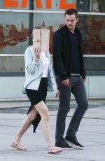 JENNIFER LAWRENCE and Nicholas Hoult Out and About in Cologne