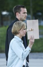 JENNIFER LAWRENCE and Nicholas Hoult Out and About in Cologne