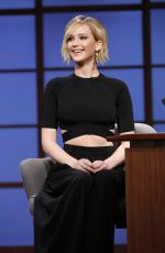 JENNIFER LAWRENCE on Late Night with Seth Meyers