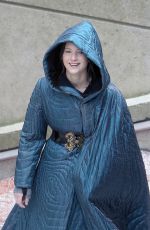 JENNIFER LAWRENCE on the Set of Mockingjay: Part 2 in Paris