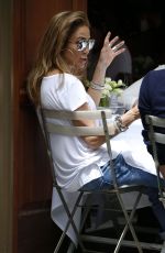 JENNIFER LOPEZ in Ripped Jeans Out in New York
