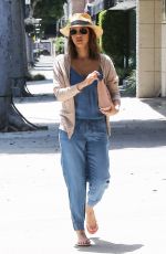 JESSICA ALBA Arrives at a Hair Salon in Los Angeles
