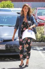 JESSICA ALBA Arrives at Her Office in Santa Monica