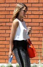 JESSICA ALBA Heading to Her Office in Santa Monica