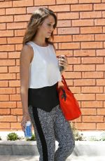 JESSICA ALBA Heading to Her Office in Santa Monica