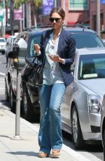 JESSICA ALBA in Jeans Out and About in Los Angeles