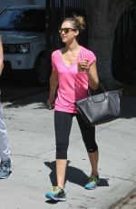 JESSICA ALBA Leaves a Gym in Los Angeles