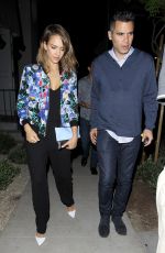 JESSICA ALBA Leaves Gracias Madre Reastaurant in West Hollywood