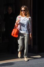 JESSICA ALBA Leaves Her Hotel in New York