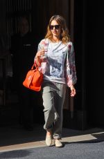 JESSICA ALBA Leaves Her Hotel in New York
