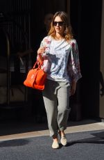 JESSICA ALBA Leaves Her Hotel in New York