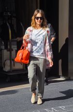 JESSICA ALBA Leaves Her Hotel in New York