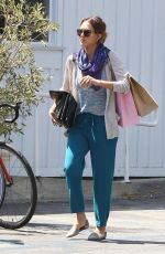 JESSICA ALBA Out and About in Brentwood