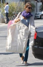 JESSICA ALBA Out and About in Brentwood