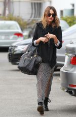 JESSICA ALBA Out and About in Santa Monica 2105
