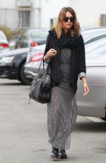 JESSICA ALBA Out and About in Santa Monica 2105