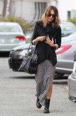 JESSICA ALBA Out and About in Santa Monica 2105