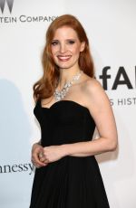 JESSICA CHASTAIN at AMFAR
