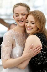 JESSICA CHASTAIN at Disappearance of Eleanor Rigby Photocall at Cannes Film Festival