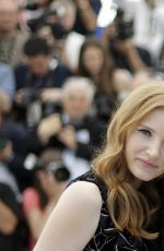 JESSICA CHASTAIN at Disappearance of Eleanor Rigby Photocall at Cannes Film Festival