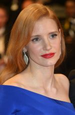 JESSICA CHASTAIN at Disappearance of Eleanor Rigby Premiere at Cannes Film Festival