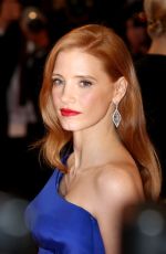 JESSICA CHASTAIN at Disappearance of Eleanor Rigby Premiere at Cannes Film Festival