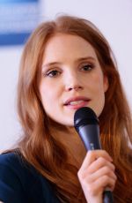 JESSICA CHASTAIN at The American Pavilion in Cannes