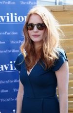 JESSICA CHASTAIN at The American Pavilion in Cannes