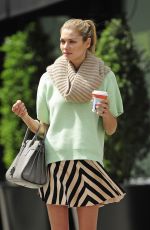 JESSICA HART Out and About in New York