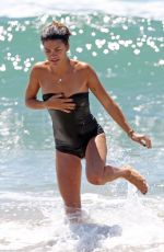 JESSICA SZOHR in Swimsuit at a Beach in Los Angeles