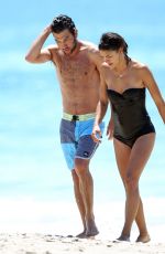 JESSICA SZOHR in Swimsuit at a Beach in Los Angeles