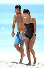 JESSICA SZOHR in Swimsuit at a Beach in Los Angeles