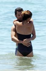 JESSICA SZOHR in Swimsuit at a Beach in Los Angeles