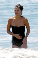 JESSICA SZOHR in Swimsuit at a Beach in Los Angeles