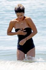 JESSICA SZOHR in Swimsuit at a Beach in Los Angeles
