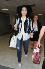 JESSIE J Arrives at Airport in Nice