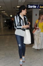 JESSIE J Arrives at Airport in Nice
