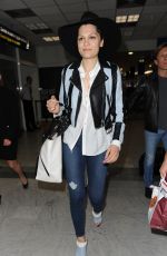 JESSIE J Arrives at Airport in Nice